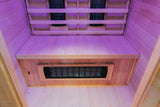 Explore the Zephyr 2 Person Cedar Infrared Sauna