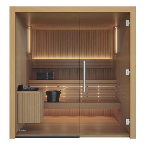 Auroom Libera Glass Indoor Traditional Sauna