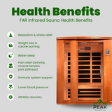 The Lugano 3 Person Low EMF Infrared Sauna | Dynamic Saunas Dynamic Saunas