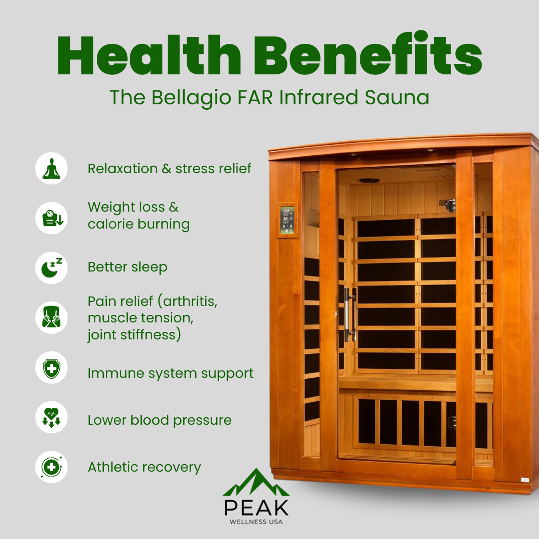 The Bellagio 3 Person Low EMF Infrared Sauna | Dynamic Saunas Dynamic Saunas