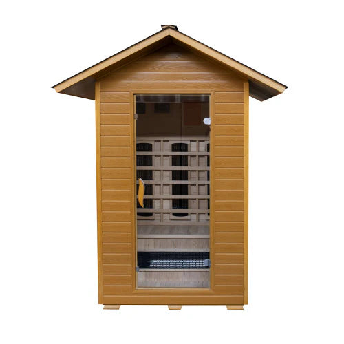 The Burlington 2 Person Outdoor FAR/MID Infrared Sauna