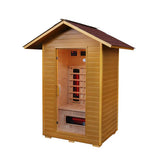 The Burlington 2 Person Outdoor FAR/MID Infrared Sauna