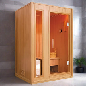 The Baldwin 2 Person Traditional Sauna | SunRay Saunas thumbnail