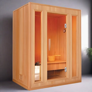 The Southport 3 Person Traditional Sauna | SunRay Saunas thumbnail