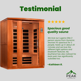 The Lugano 3 Person Near Zero EMF Full Spectrum Infrared Sauna | Dynamic Saunas Dynamic Saunas