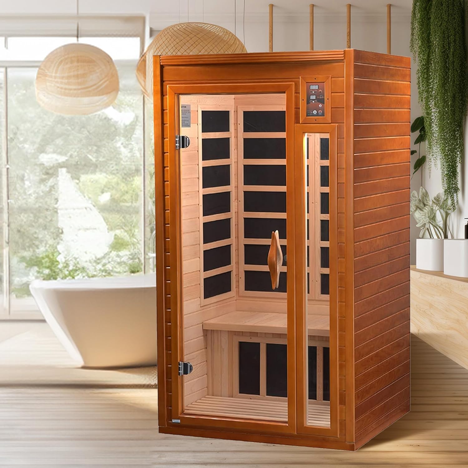 The Barcelona 2 Person Low EMF Infrared Sauna | Dynamic Saunas Dynamic Saunas