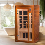 The Barcelona Elite 2 Person Ultra Low EMF Infrared Sauna | Dynamic Saunas Dynamic Saunas