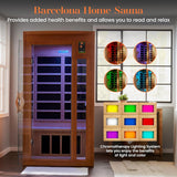 The Barcelona 2 Person Low EMF Infrared Sauna | Dynamic Saunas Dynamic Saunas