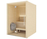 Auroom Cala Traditional Sauna - Glass-Sauna-Auroom-Aspen-59" x 59"-Nordica Sauna