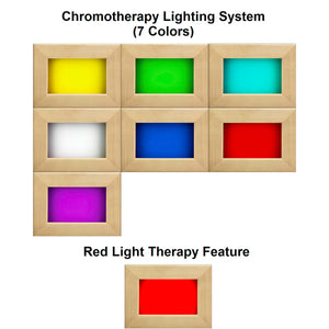 The Zephyr 2 Person Cedar Near Zero EMF Full Spectrum Infrared Sauna | Maxxus Saunas thumbnail