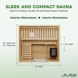 The G2 4 Person Outdoor Traditional Sauna