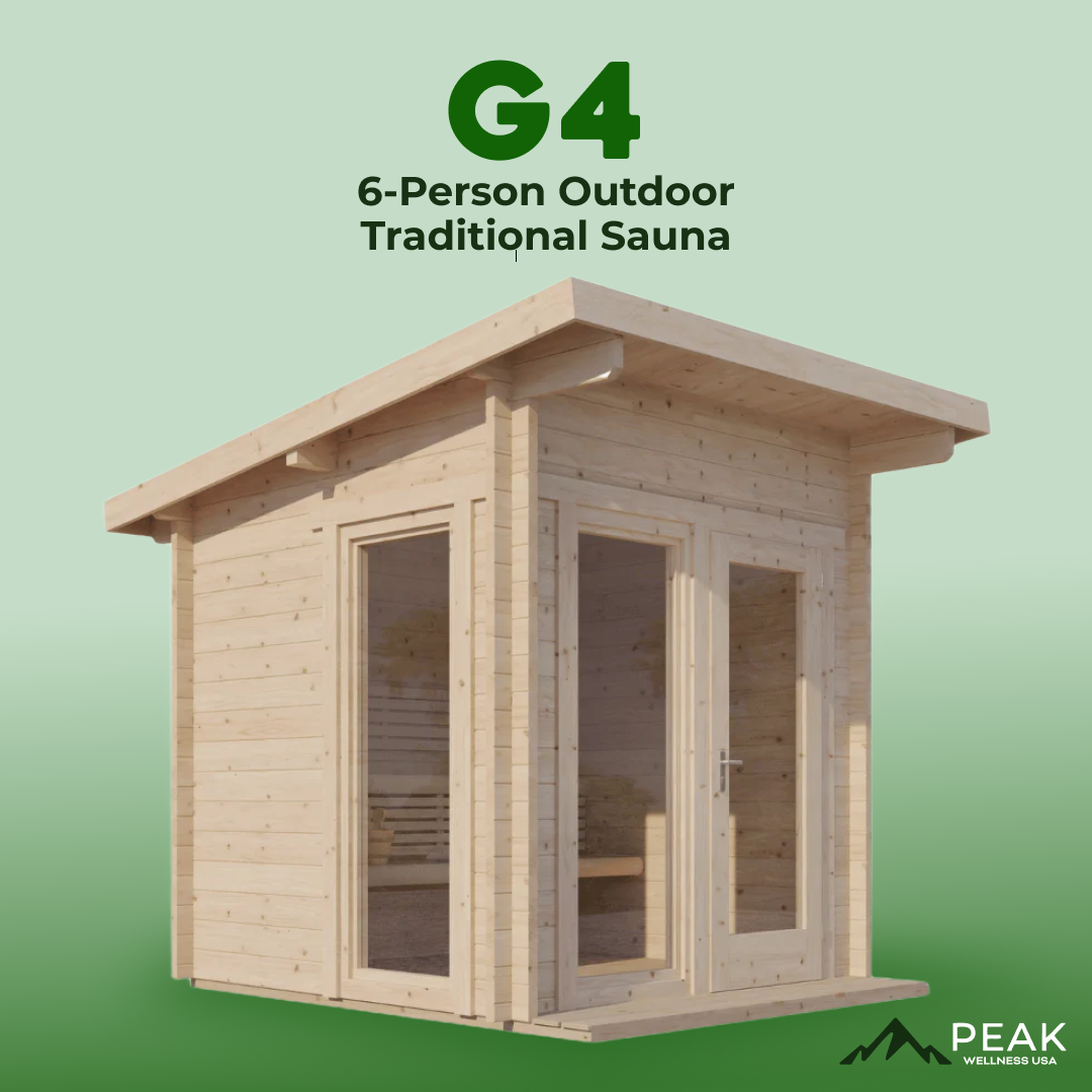 The G4 6 Person Outdoor Traditional Sauna