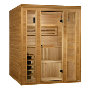 The Calgary 6 Person Traditional Sauna | Golden Designs thumbnail