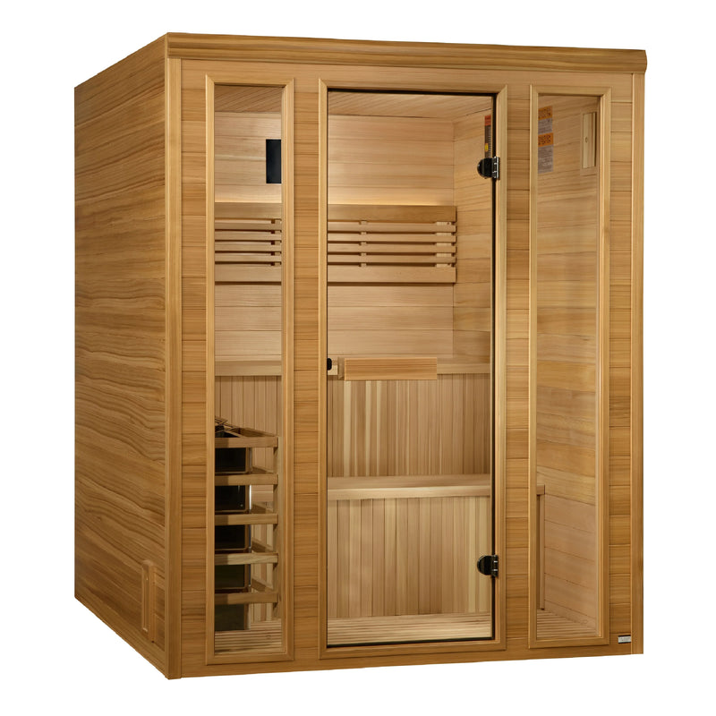 The Calgary 6 Person Traditional Sauna | Golden Designs