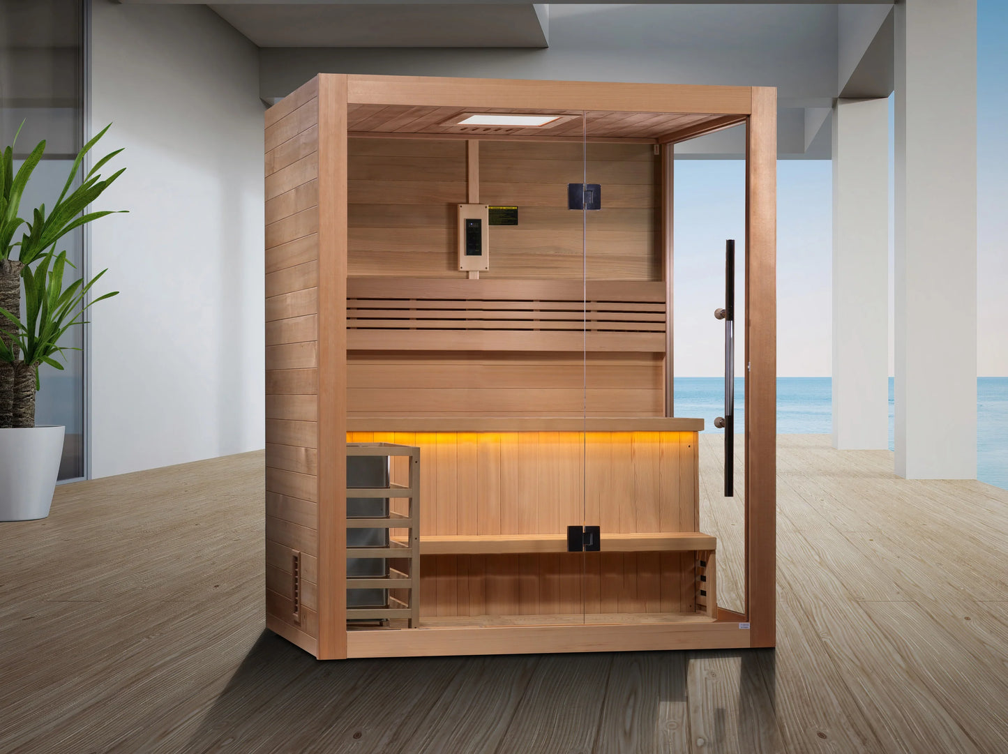 The Hanko Edition 2 Person Traditional Sauna | Golden Designs