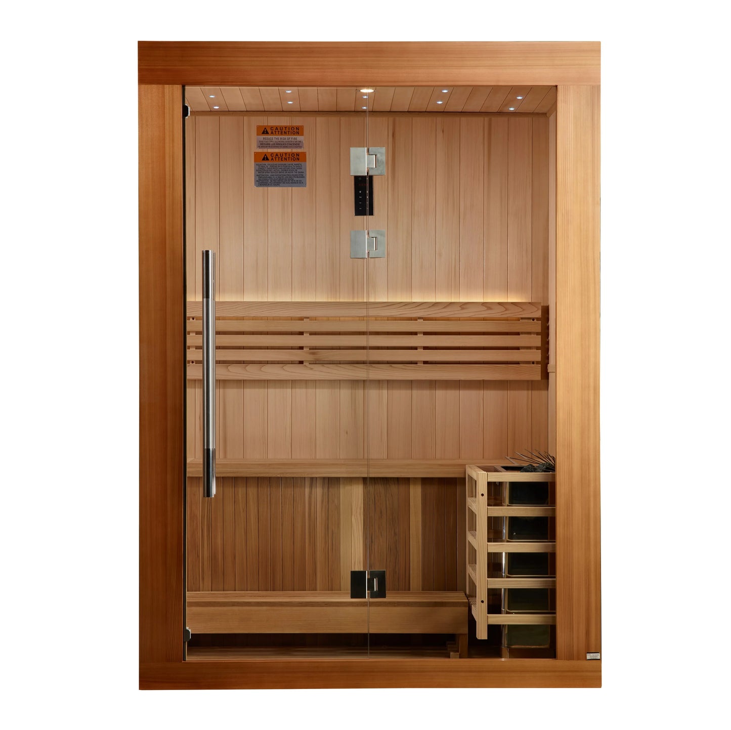 The Sundsvall 2 Person Traditional Sauna | Golden Designs