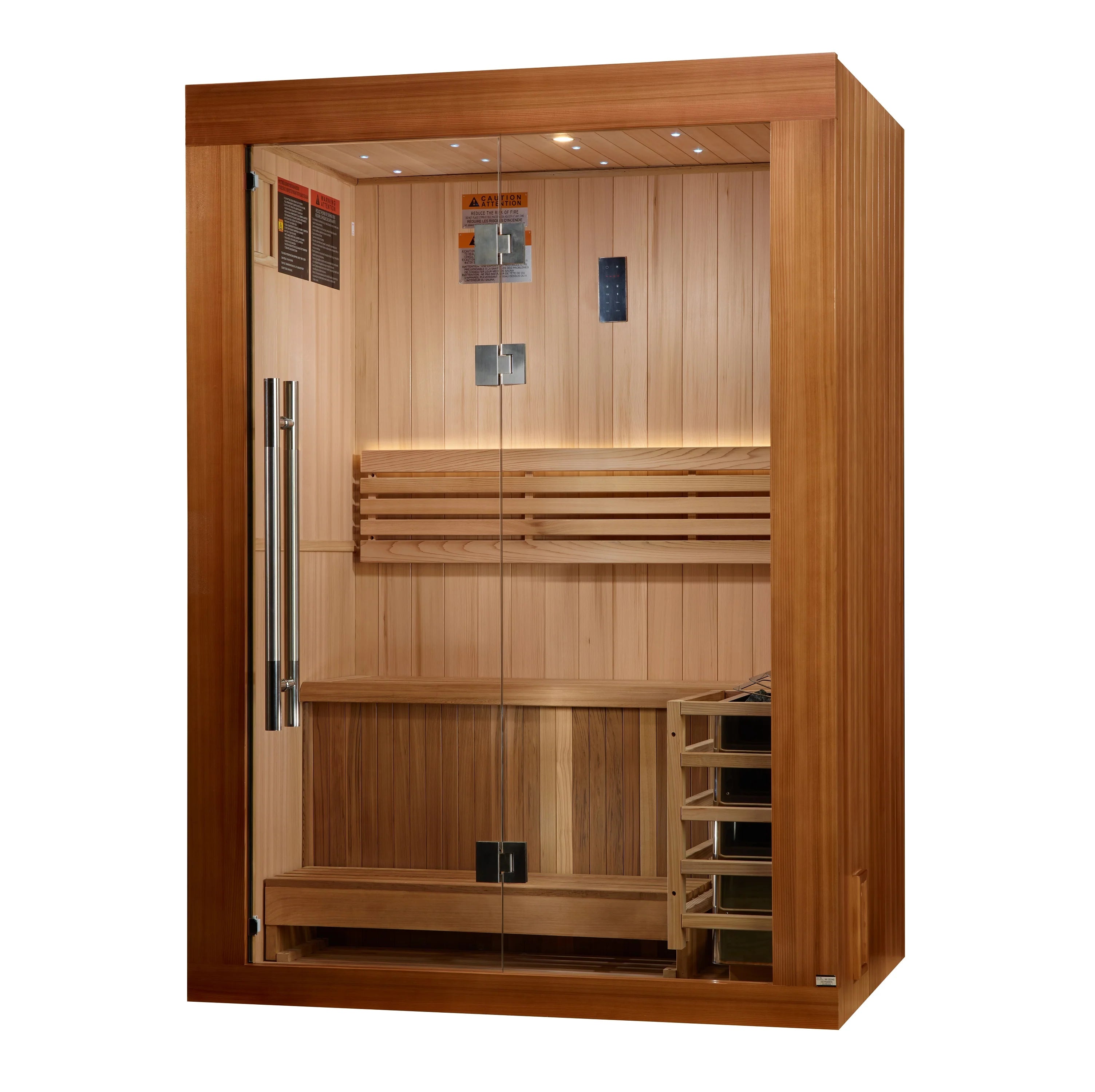 The Sundsvall 2 Person Luxury Indoor Traditional Sauna