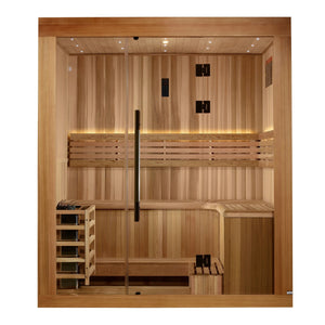 The Copenhagen 3 Person Traditional Sauna | Golden Designs thumbnail