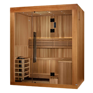 The Copenhagen 3 Person Traditional Sauna | Golden Designs thumbnail