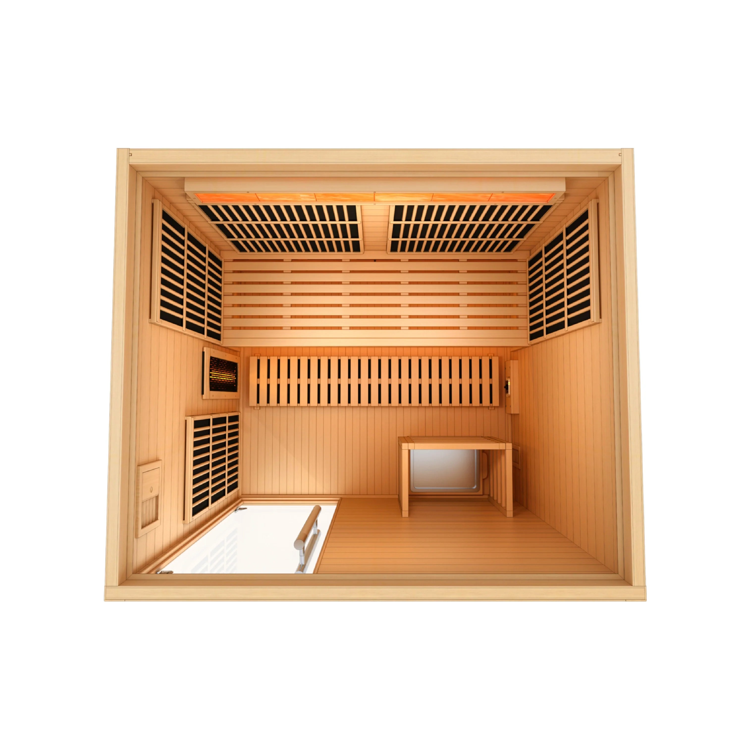 The Soria 3 Person Luxury Indoor Hybrid Sauna