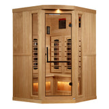 The Pinnacle 3 Person Luxury Near Zero EMF Indoor Full Spectrum Infrared Corner Sauna