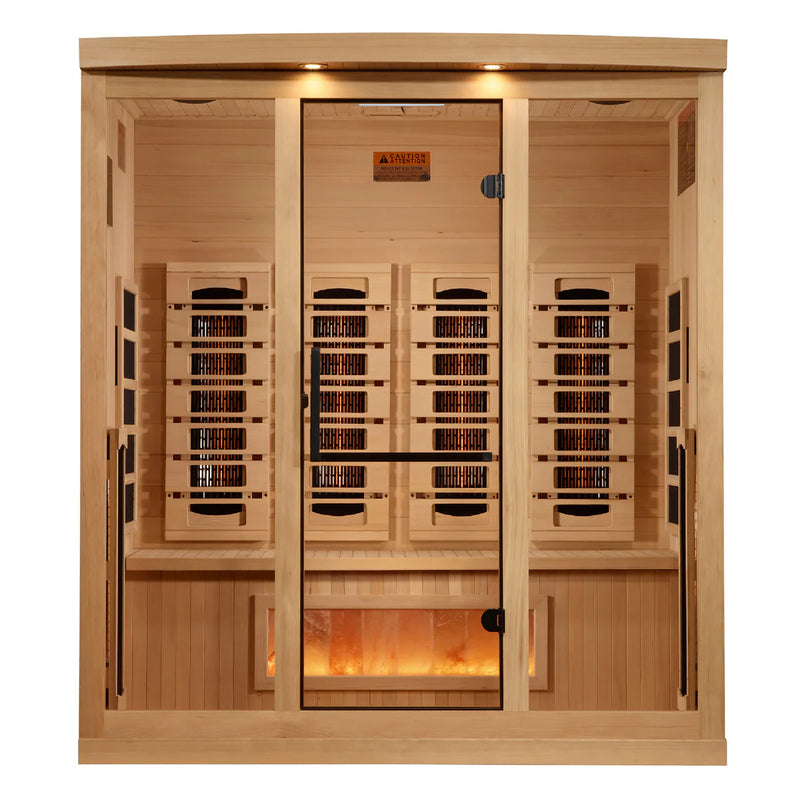 The Norwegian 4 Person Full Spectrum Near Zero EMF Infrared Sauna | Golden Designs