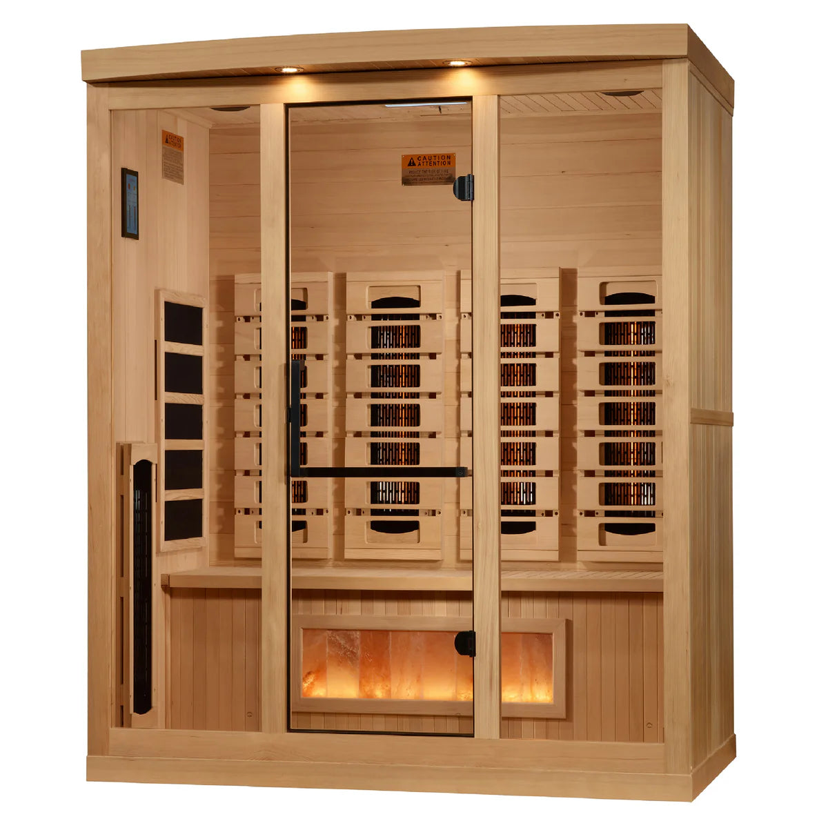 The Norwegian 4 Person Full Spectrum Near Zero EMF Infrared Sauna | Golden Designs