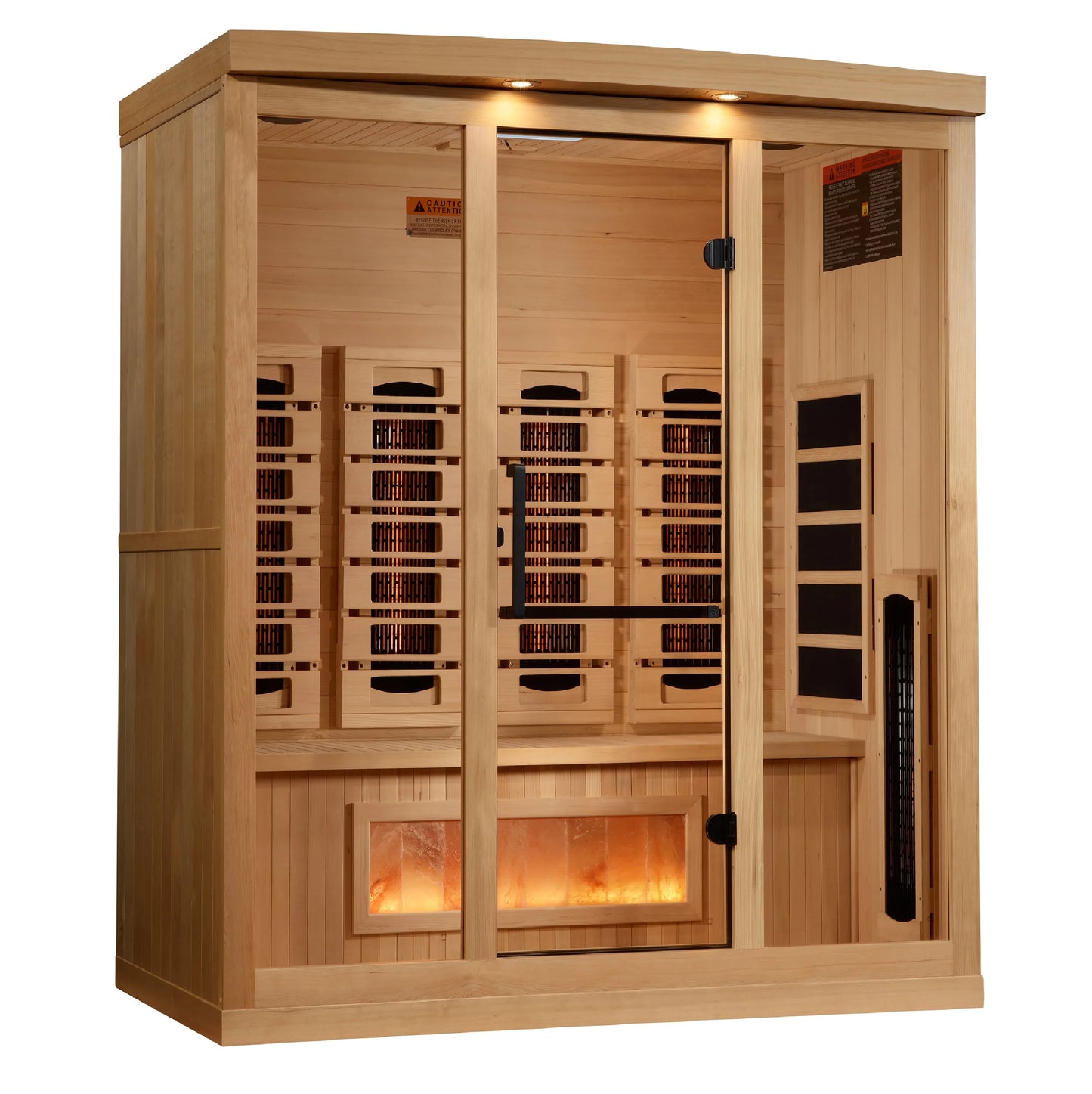 The Norwegian 4 Person Full Spectrum Near Zero EMF Infrared Sauna | Golden Designs