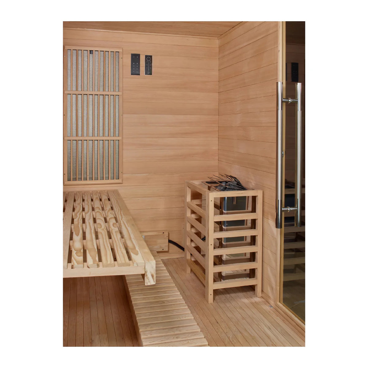 The Soria 3 Person Luxury Indoor Hybrid Sauna