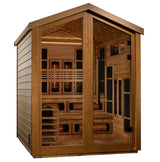 The Kaskinen 6 Person Luxury Outdoor Hybrid Sauna