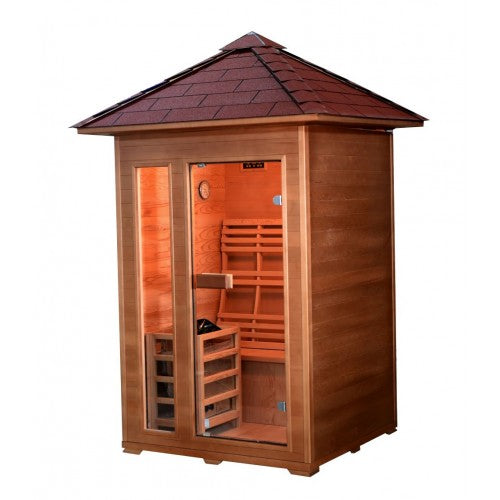 The Bristow 2 Person Outdoor Traditional Sauna