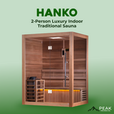 The Hanko Edition 2 Person Luxury Indoor Traditional Sauna