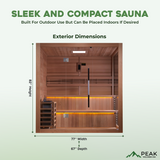 The Kuusamo Edition 6 Person Luxury Indoor Traditional Sauna