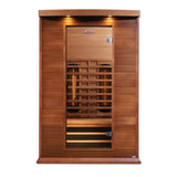 The Zephyr 2 Person Luxury Cedar Near Zero EMF Indoor Full Spectrum Infrared Sauna