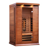 The Zephyr 2 Person Luxury Cedar Near Zero EMF Indoor Full Spectrum Infrared Sauna