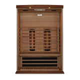 The Zephyr 2 Person Luxury Cedar Near Zero EMF Indoor Full Spectrum Infrared Sauna