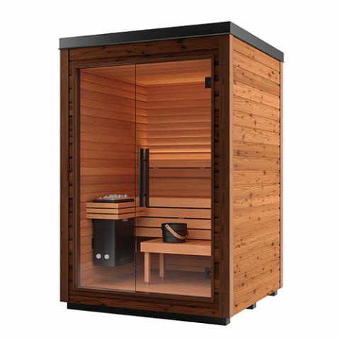 Auroom Mira S Outdoor Cabin Sauna Kit-Sauna-Auroom-Natural Wood-Nordica Sauna