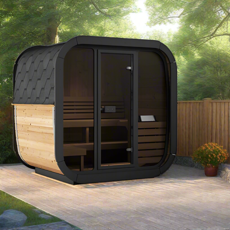 The CL5G 4 Person Cube-Series Outdoor Traditional Sauna Kit