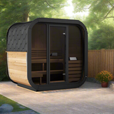 The CL5G 4 Person Cube-Series Outdoor Traditional Sauna