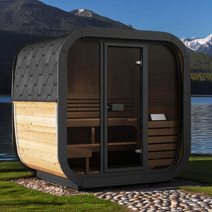 The CL5G 4 Person Cube-Series Outdoor Traditional Sauna Kit thumbnail