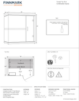 The Trinity 4 Person Indoor Hybrid Sauna with Red Light Therapy