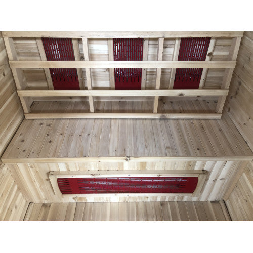 The Burlington 2 Person Infrared Sauna | SunRay Saunas