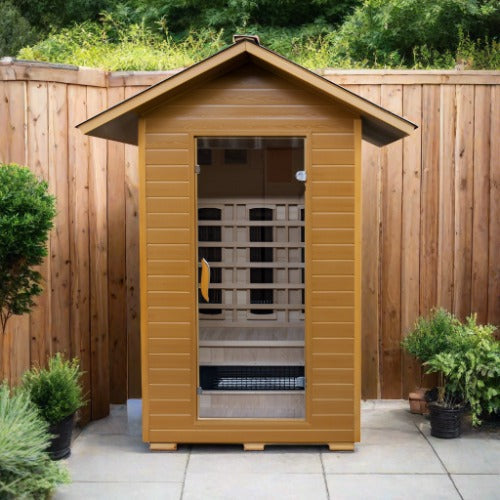 The Burlington 2 Person Outdoor FAR/MID Infrared Sauna