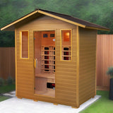 The Cayenne 4 Person Outdoor FAR/MID Infrared Sauna