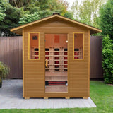 The Cayenne 4 Person Outdoor FAR/MID Infrared Sauna