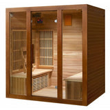 The Roslyn 4 Person Indoor FAR/MID Infrared Sauna