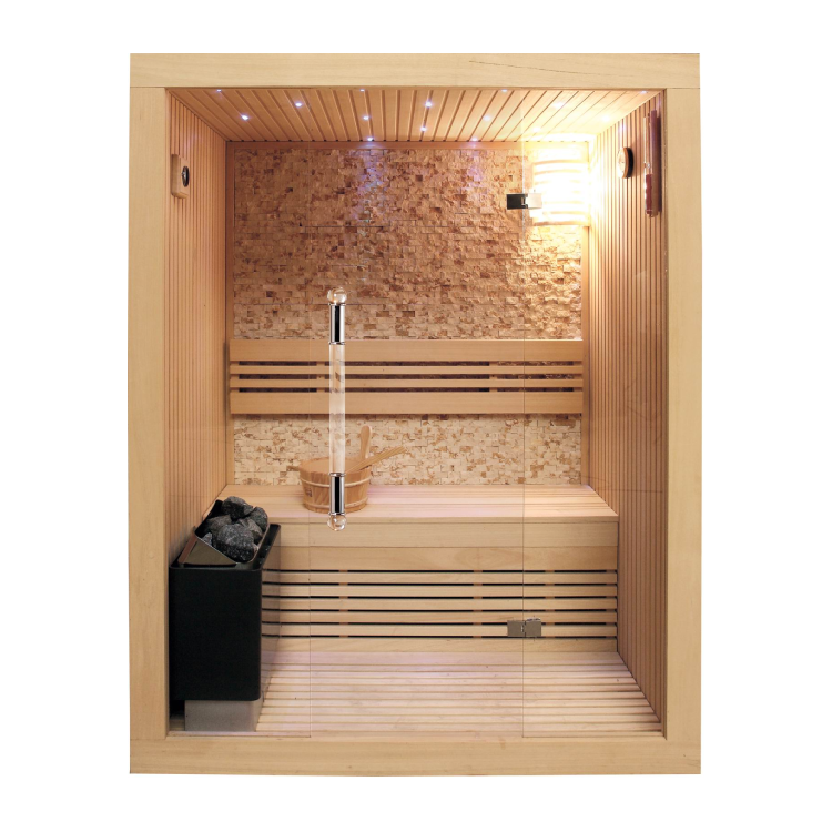 The Westlake 3 Person Luxury Traditional Sauna | SunRay Saunas