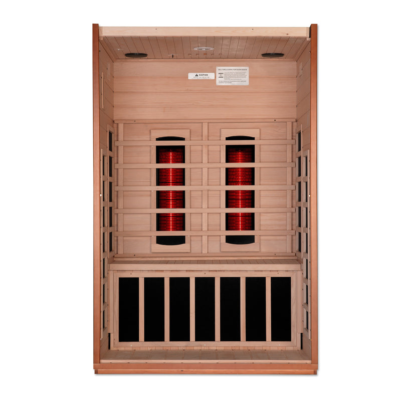 The Cardoba 2 Person Near Zero EMF Full Spectrum Infrared Sauna | Dynamic Saunas