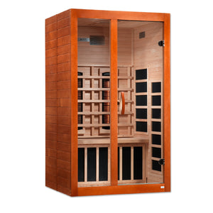 The Santiago 2 Person Near Zero EMF Full Spectrum Infrared Sauna | Dynamic Saunas thumbnail