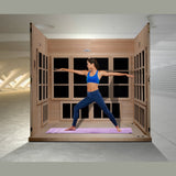 Golden Designs Catalonia PureTech™ Near Zero EMF (Under 2MG) FAR Infrared Sauna (8 Person) Golden Designs